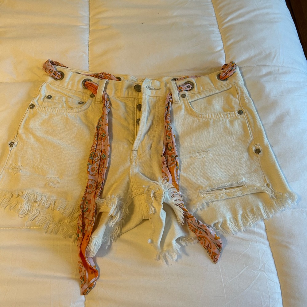 White shorts